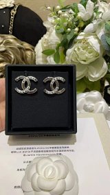 Chanel CC Logo Earrings
