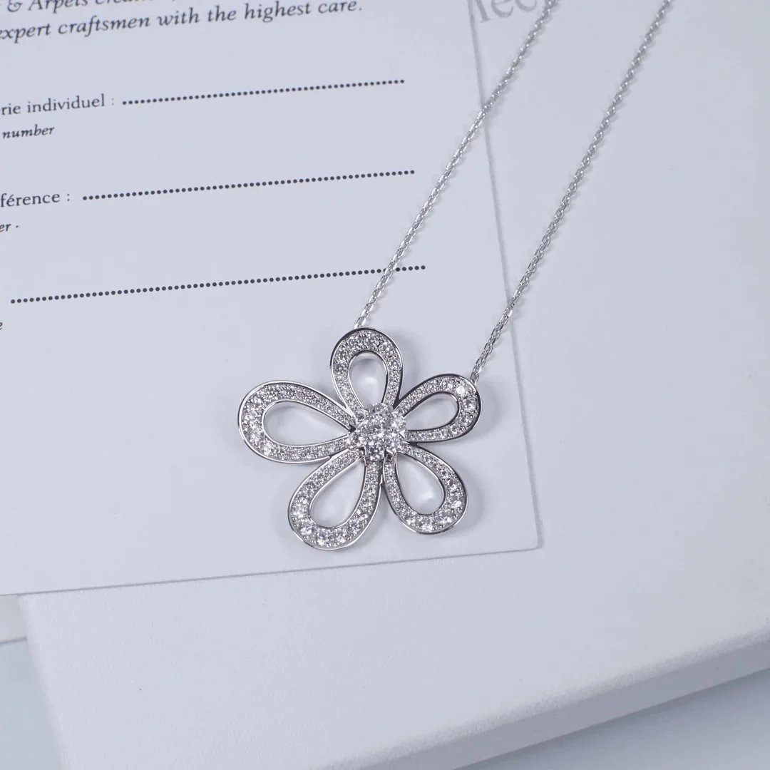 Crystal Metallic Fashion Necklace - 006840