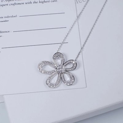 Tiffany & Co. Flower Pendant Necklace