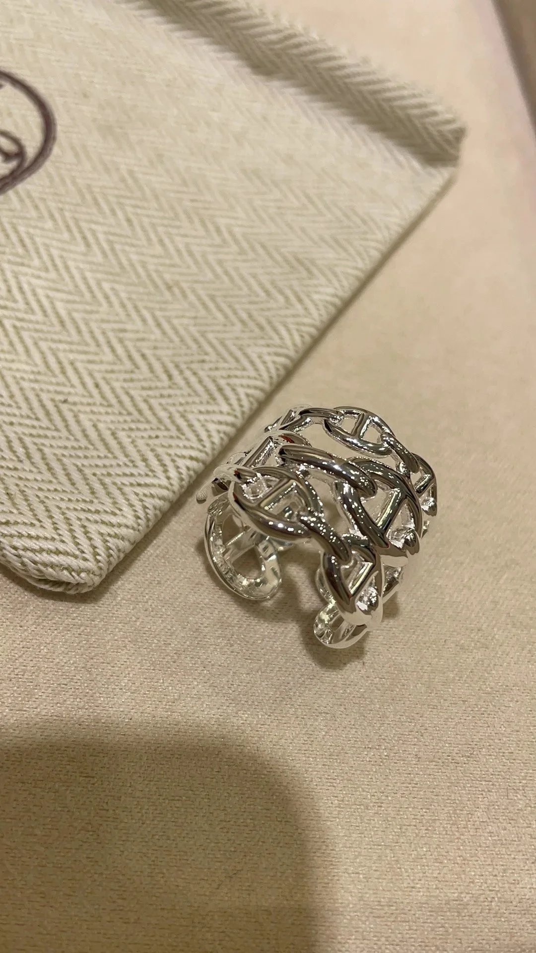 Cross Signature Fashion Ring - 006783