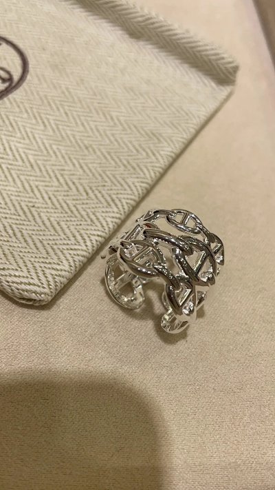 Hermès Chaine d'Ancre Cuff Ring