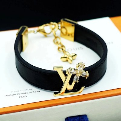 Louis Vuitton LV Flower Leather Bracelet