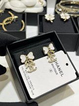 Chanel Bow & CC Logo Earrings