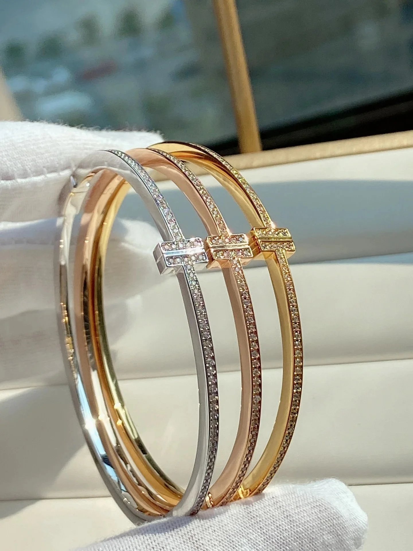 Tiffany & Co. T-Series Bangle Bracelet