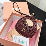 Miu Miu Matelassé Mini Bag Charm Keychain