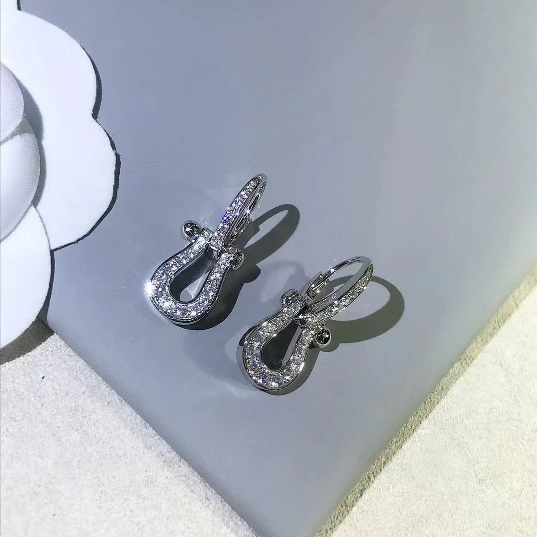 FRED Force 10 Diamond Pavé Hoop Earrings - 007508