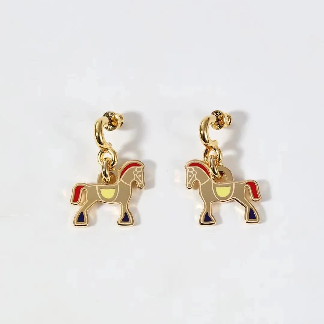 Hermès Cheval d’Or Earrings