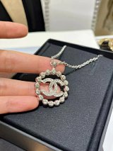 Chanel CC Logo Pendant Necklace
