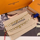 Louis Vuitton Pearl & LV Logo Charm Bracelet