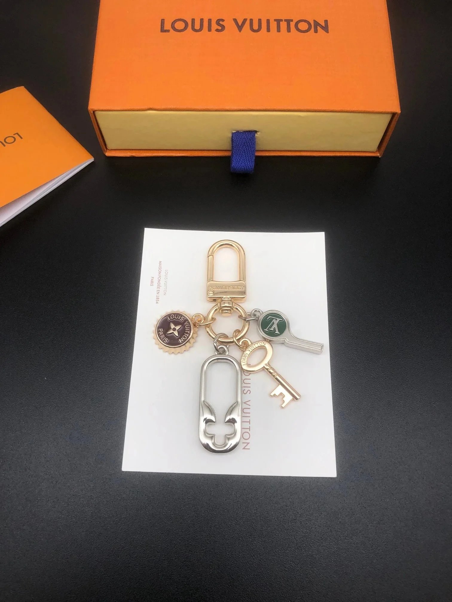 Louis Vuitton Monogram Charms Key Holder and Bag Charm Collection - 007598