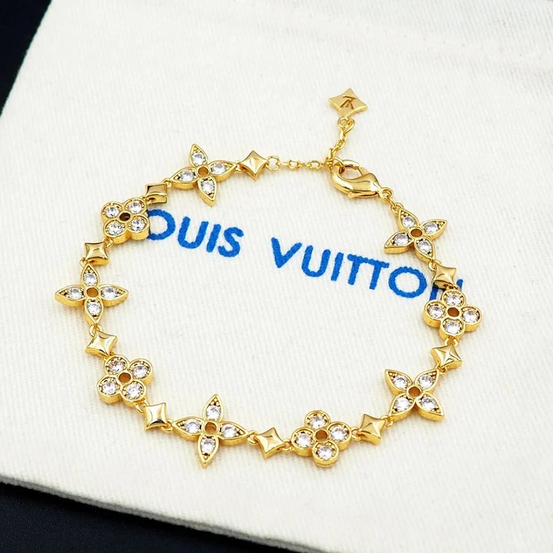 Louis Vuitton Monogram Flower Bracelet [2 styles]