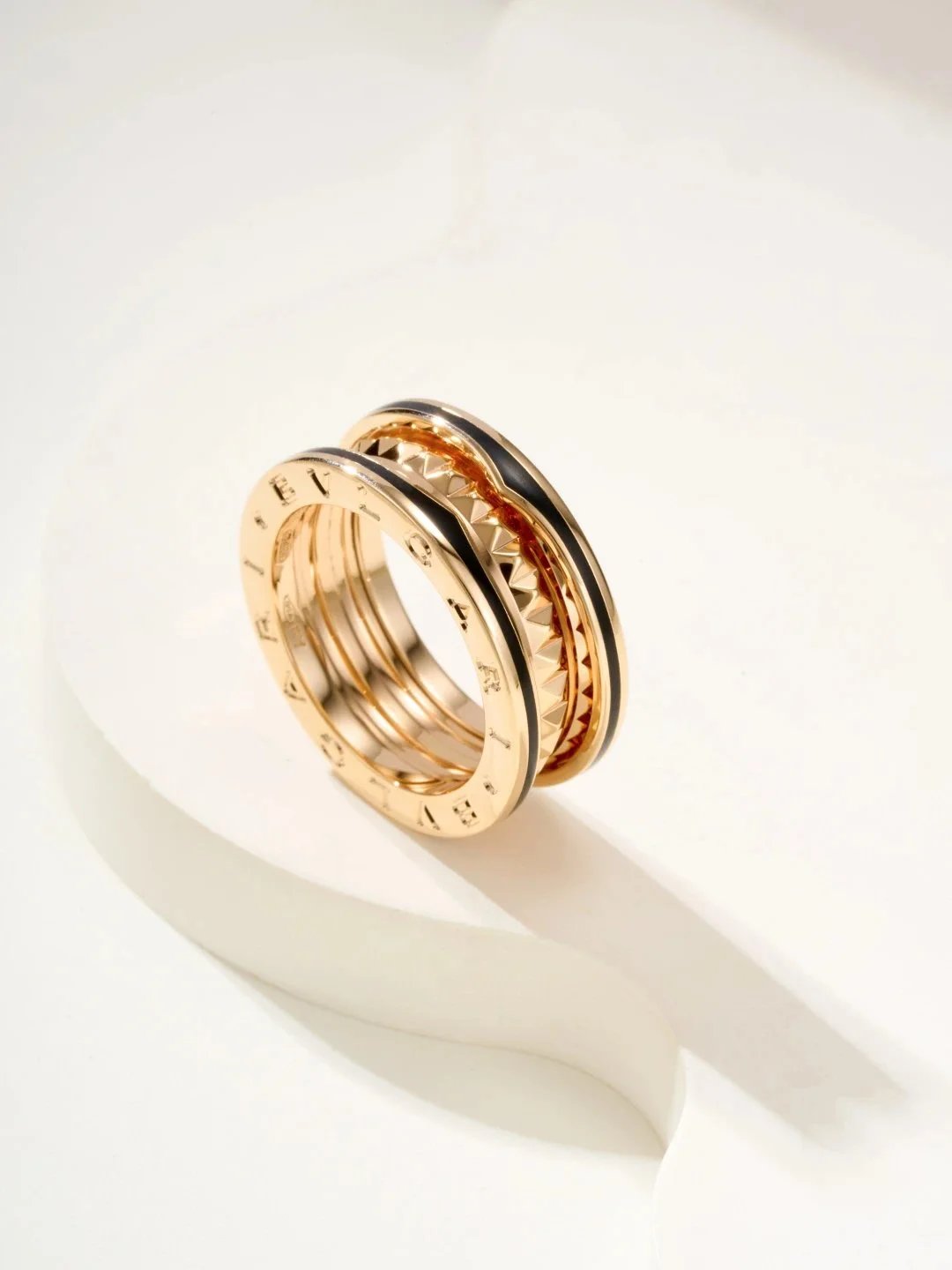 Cross Structured Fashion Ring - 006828