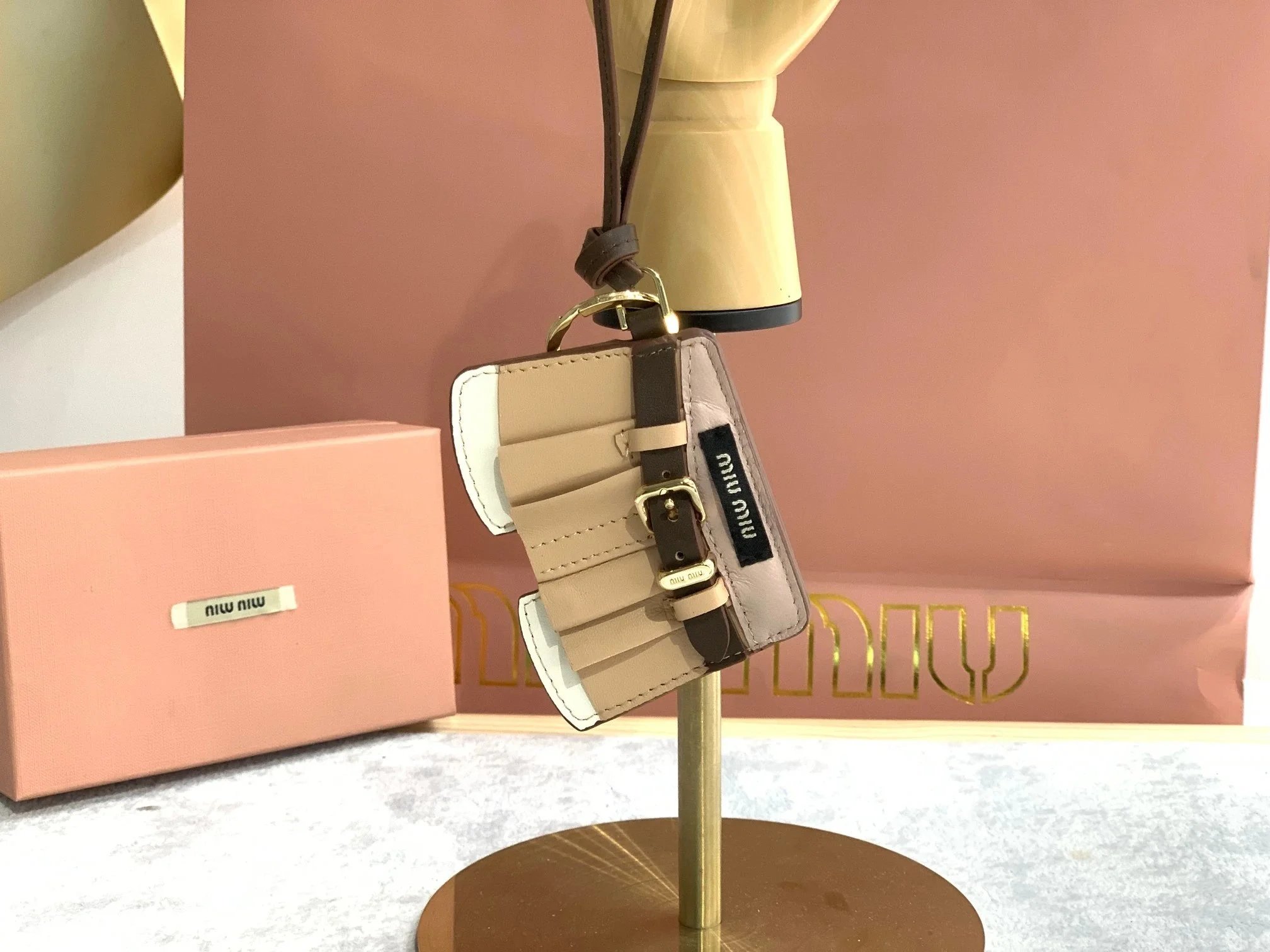 Miu Miu Mini Skirt Keychain