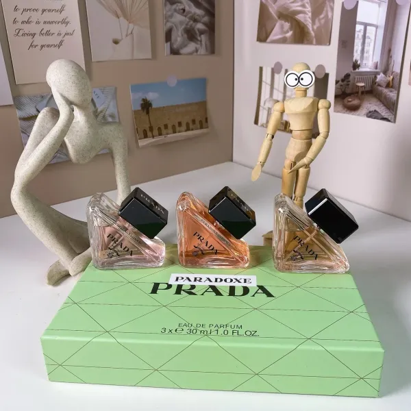 Prada Paradoxe Eau de Parfum Mini Set Pink Orange Amber Perfume - 3