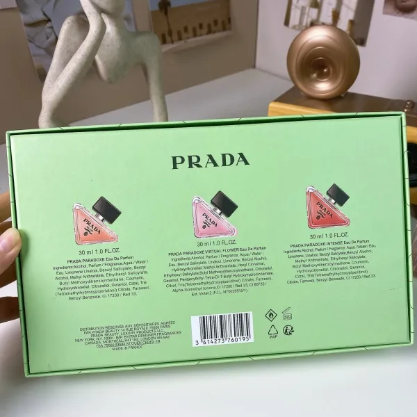 Prada Paradoxe Eau de Parfum Mini Set Pink Orange Amber Perfume - 8