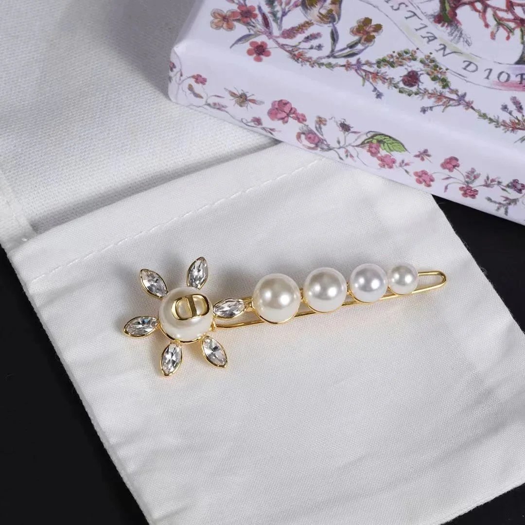 Dior Logo Hair Clip - 006552