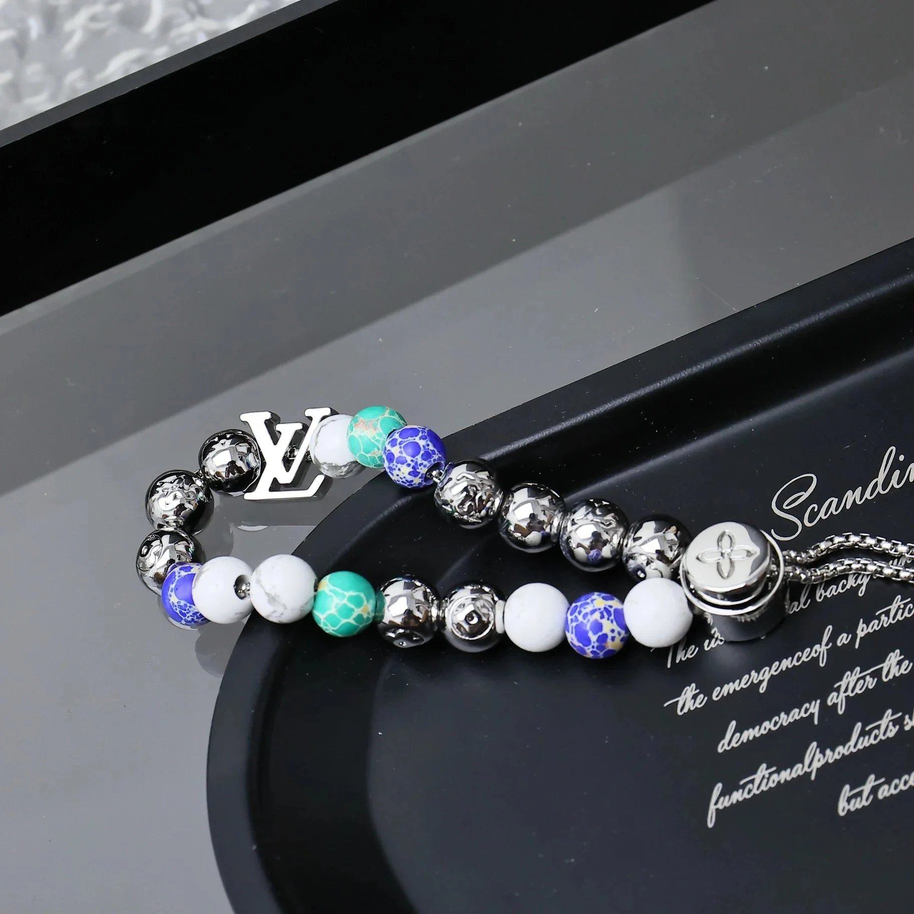 Louis Vuitton LV Monogram Beaded Bracelet