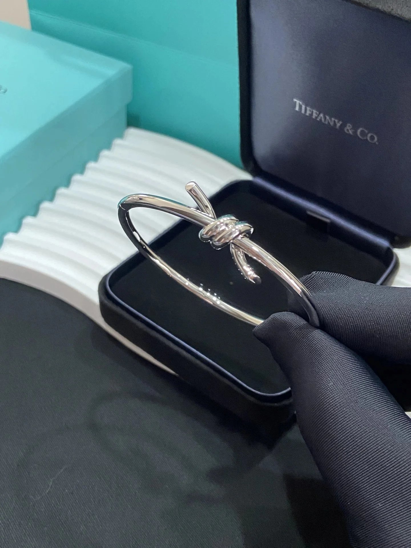 Tiffany & Co Bar Knot Bangle