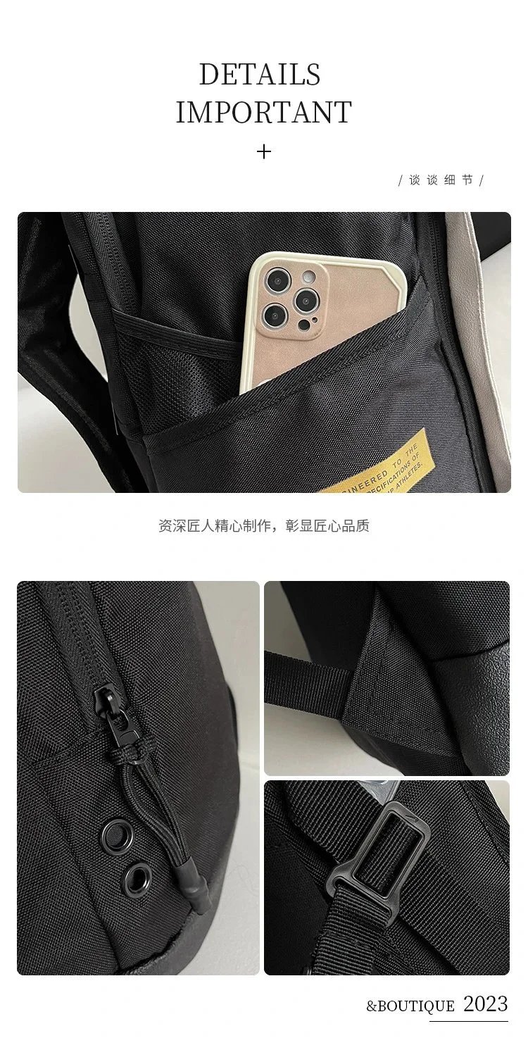 Off-White Leopard Print Backpack Black/White - 5