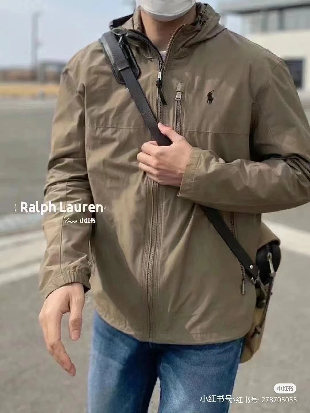 Polo Ralph Lauren Hooded Windbreaker Beige Jacket Outerwear product detail 16 in Litbuy spreadsheet finds