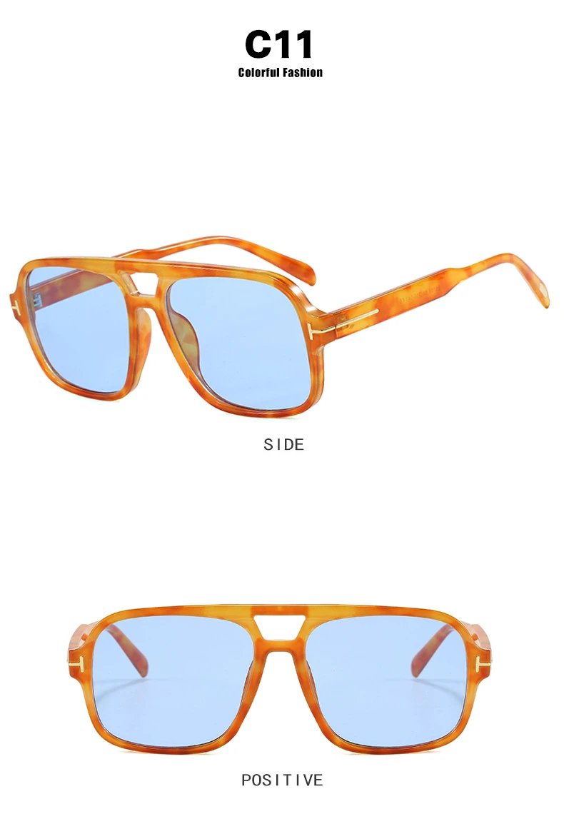Design C4 Aviator-Style Sunglasses Black - 20