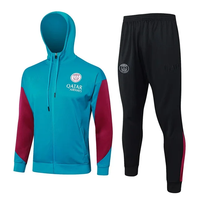 FC Barcelona Tracksuits Hooded Zip-Up Football Tracksuit product detail image 10