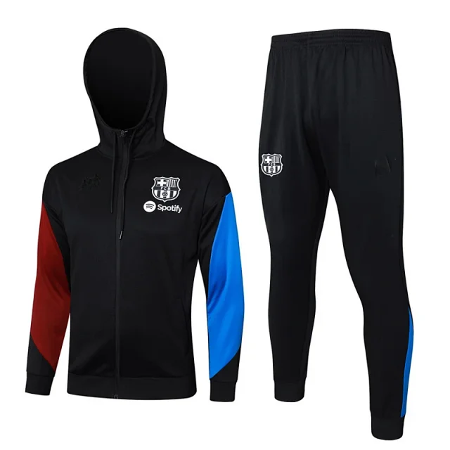 FC Barcelona Tracksuits Hooded Zip-Up Football Tracksuit product detail image 15