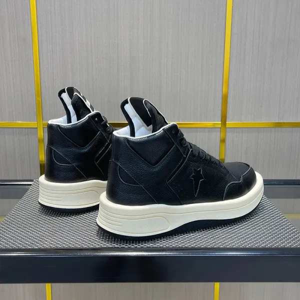 Off-White Diagonal Star High-Top Sneakers Beige/Black - 19