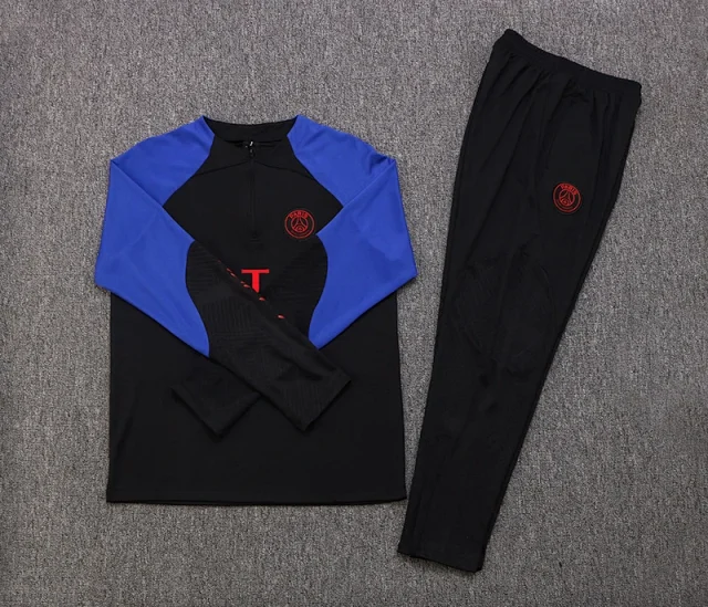Paris Saint-Germain Tracksuits Long-Sleeve Half-Zip Football Training Set product detail image 23