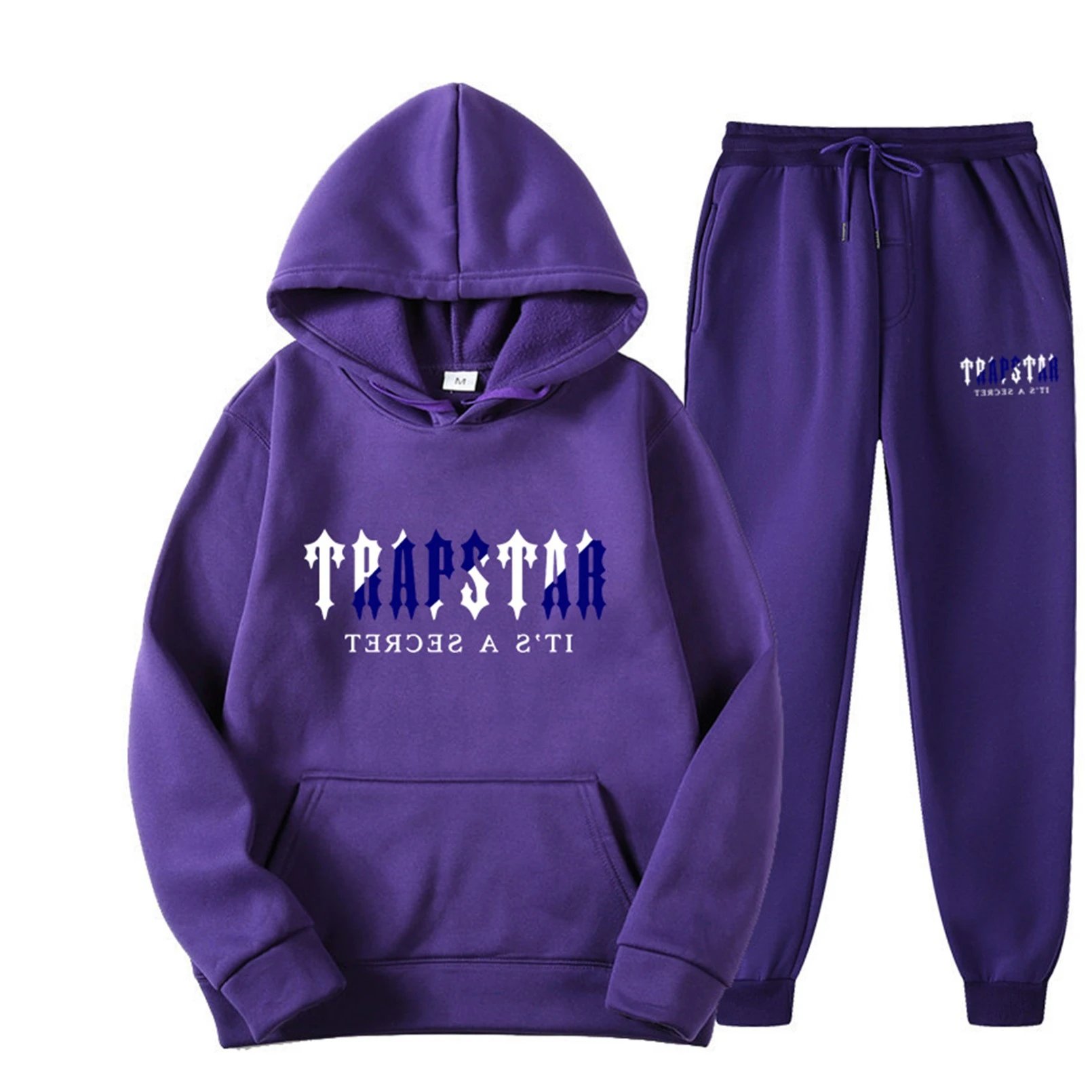 Trapstar Red 'It's A Secret' Hoodie and Sweatpants Set - 38