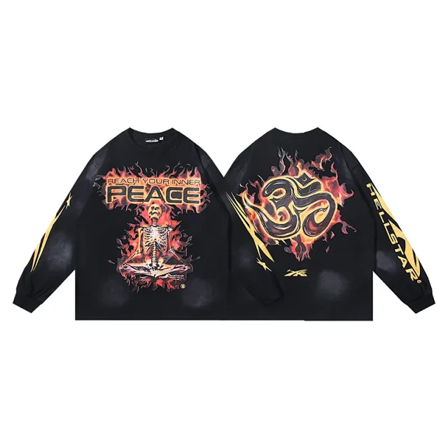 Hellstar T-Shirts Long Sleeve Graphic T-Shirt product detail image 44