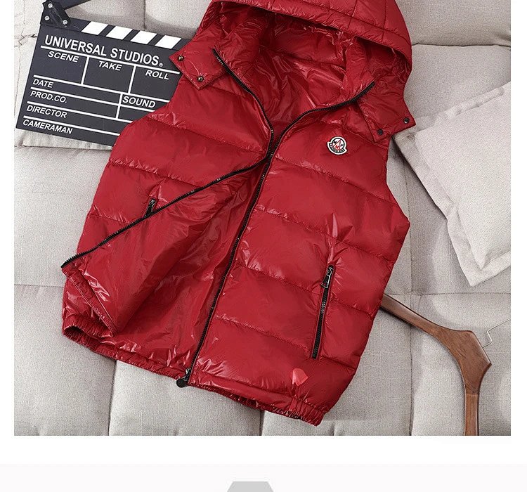 Moncler Down Vest Black Glossy Hooded Outerwear Down Jacket product detail 12 in Litbuy spreadsheet finds