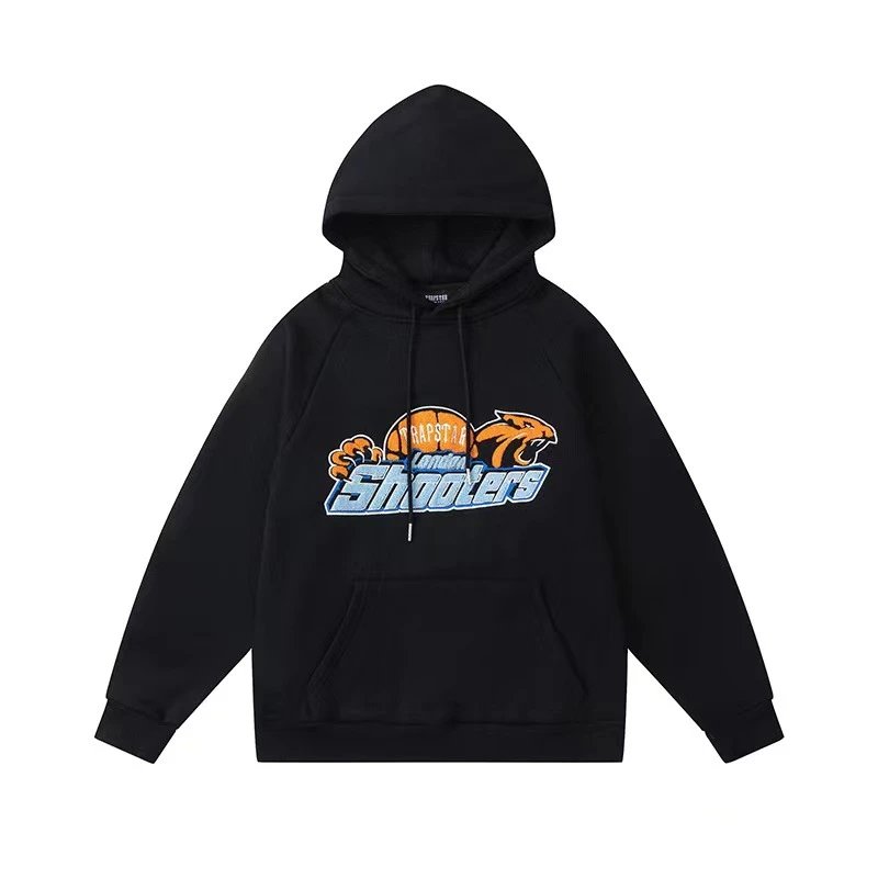 Travstar Distorted Logo Black Hoodie - 38