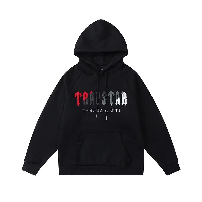 Travstar Distorted Logo Black Hoodie - 25