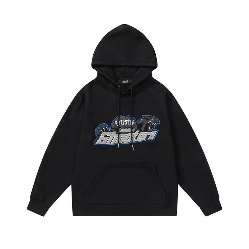 Travstar Distorted Logo Black Hoodie - 43