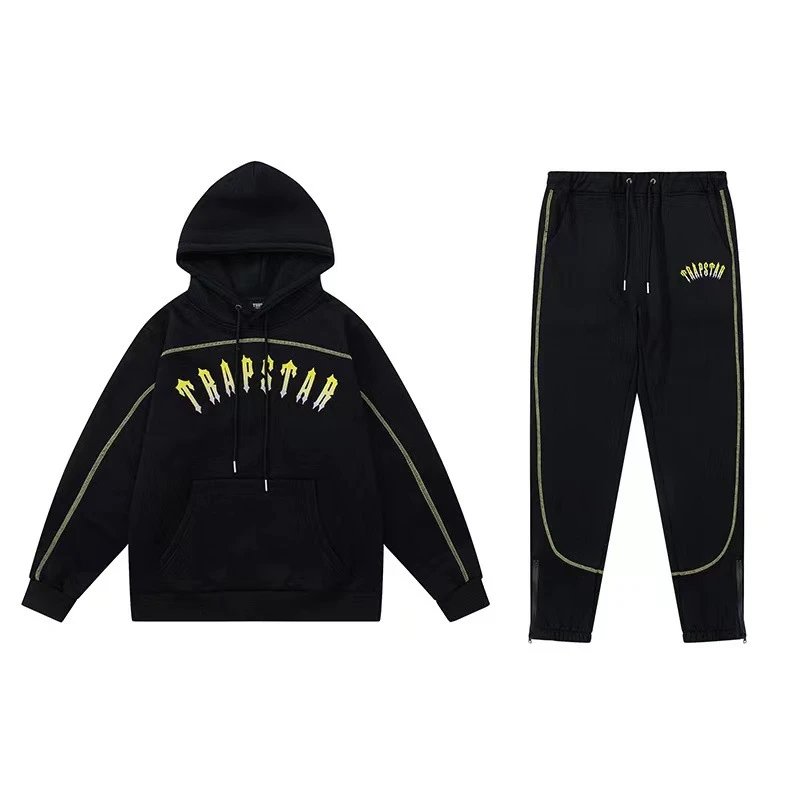 Travstar Distorted Logo Black Hoodie - 60