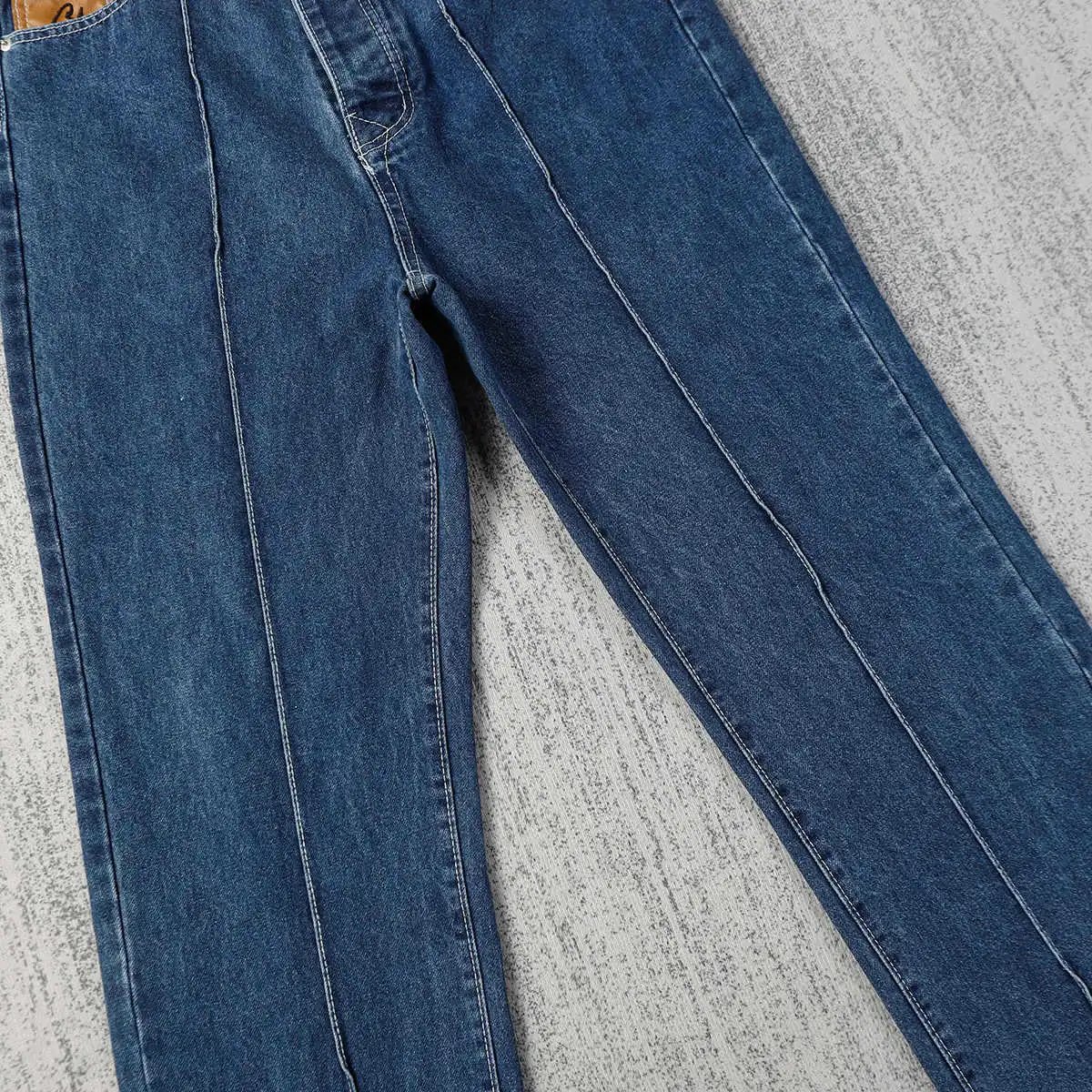 Denim Tears Star Embroidered Light Gray Jeans - 13