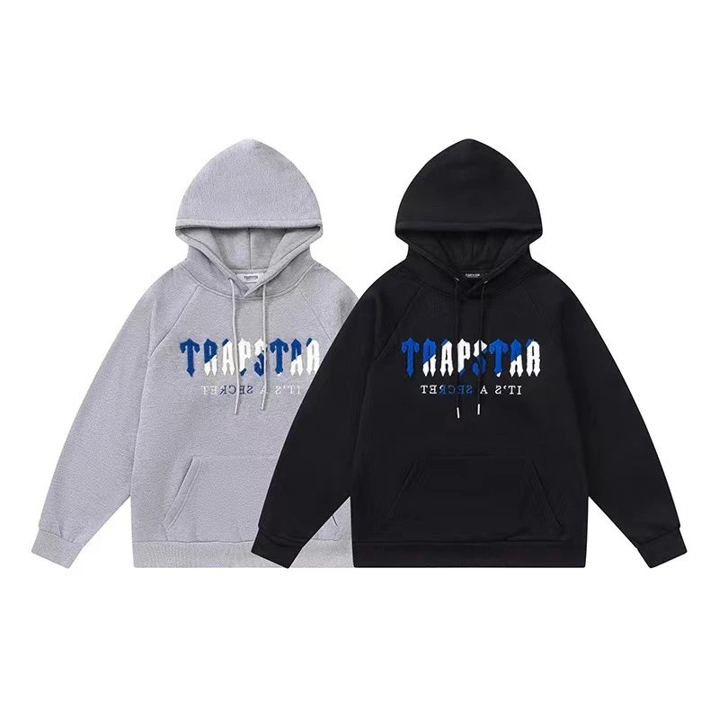 Travstar Distorted Logo Black Hoodie - 52