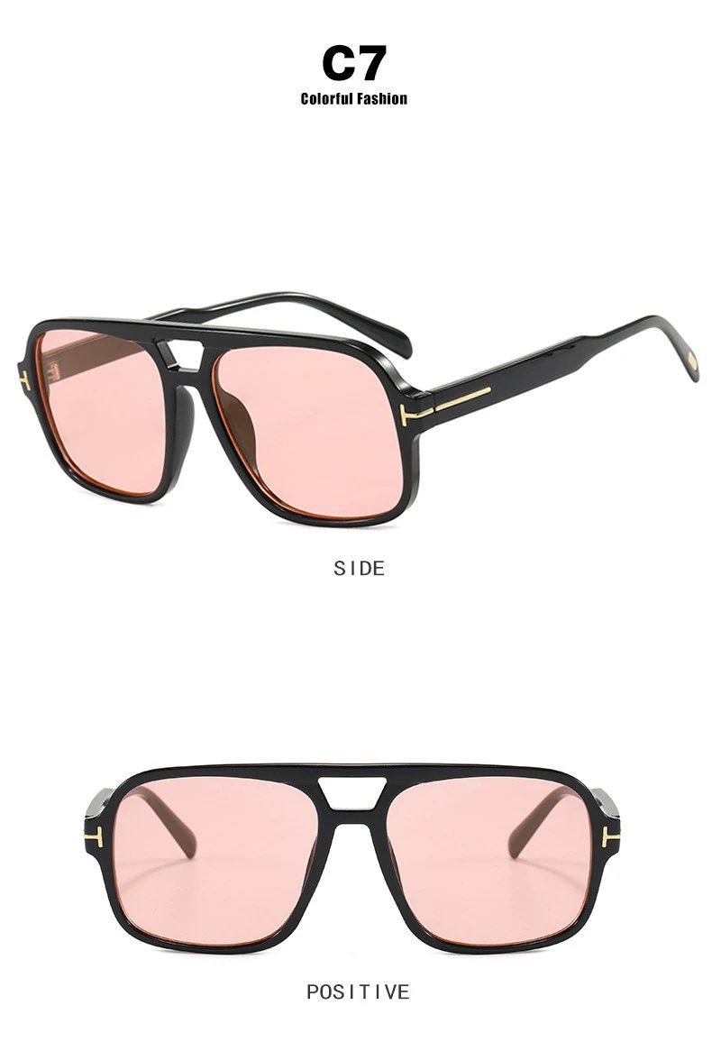 Design C4 Aviator-Style Sunglasses Black - 16