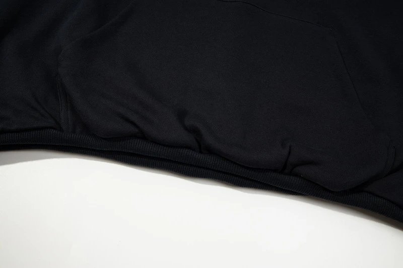 Saint Tears Dove Embroidered Cropped Hoodie Black - 27