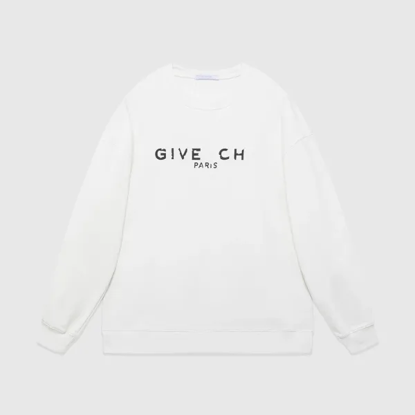Givenchy Logo Print White Hoodie - 19
