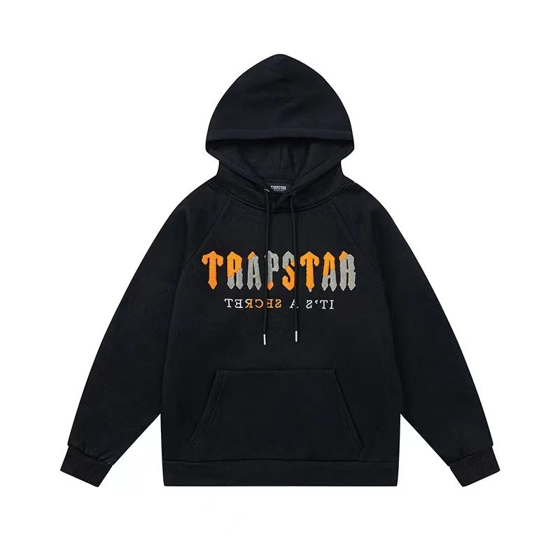 Travstar Distorted Logo Black Hoodie - 16