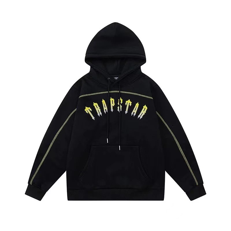 Travstar Distorted Logo Black Hoodie - 61