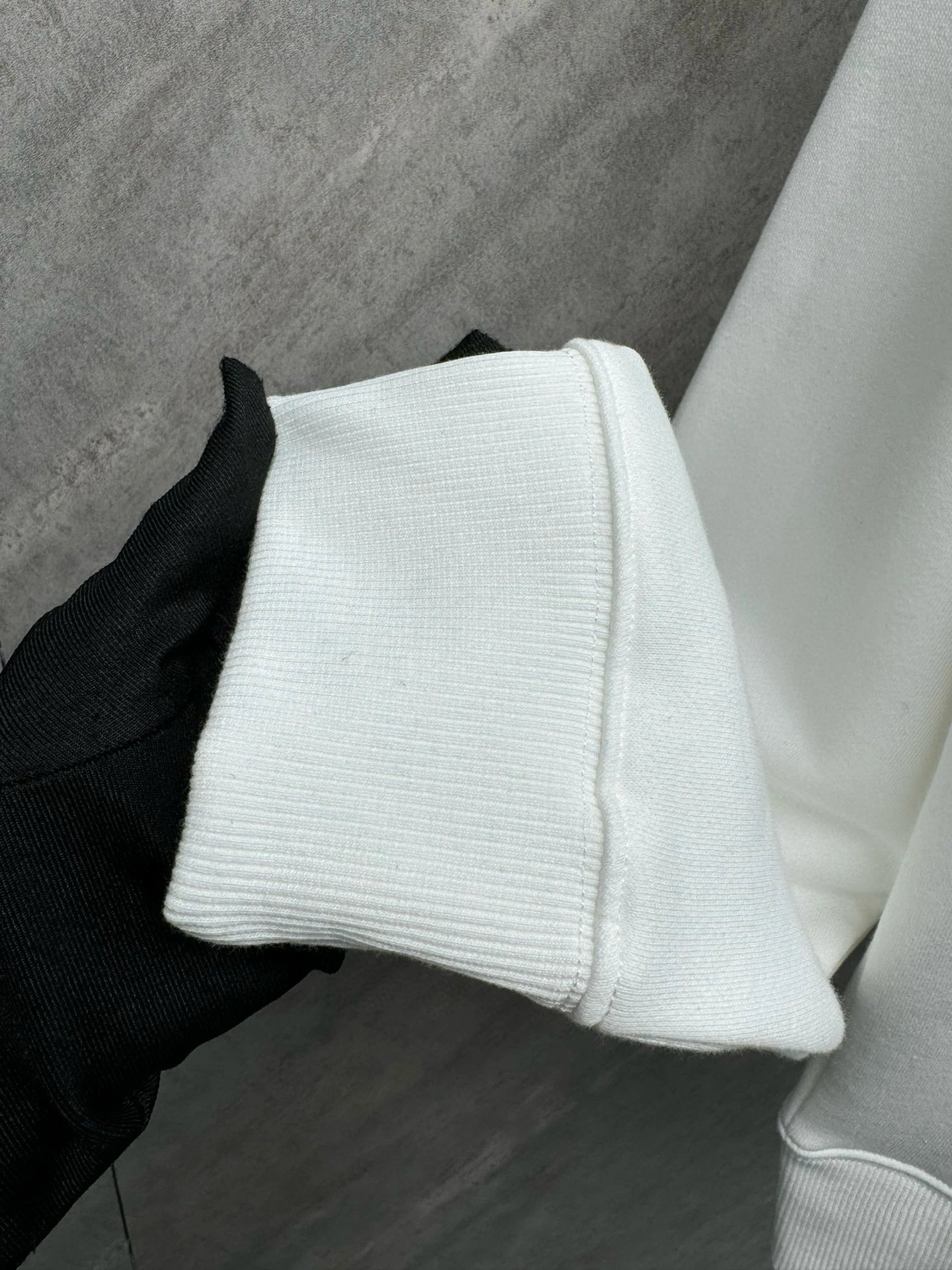 Celine Triomphe Hoodie Charcoal Gray Hoodie - 12
