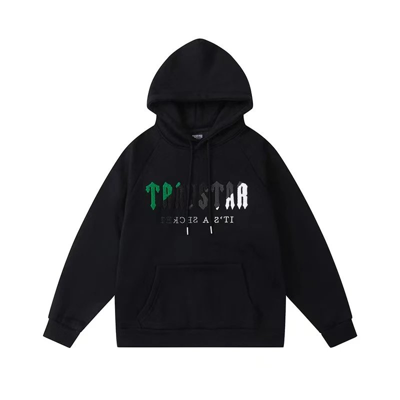 Travstar Distorted Logo Black Hoodie - 30