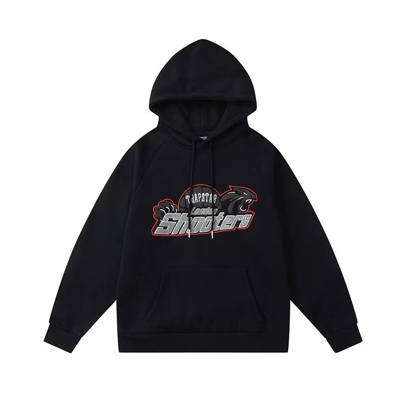 Travstar Distorted Logo Black Hoodie - 34
