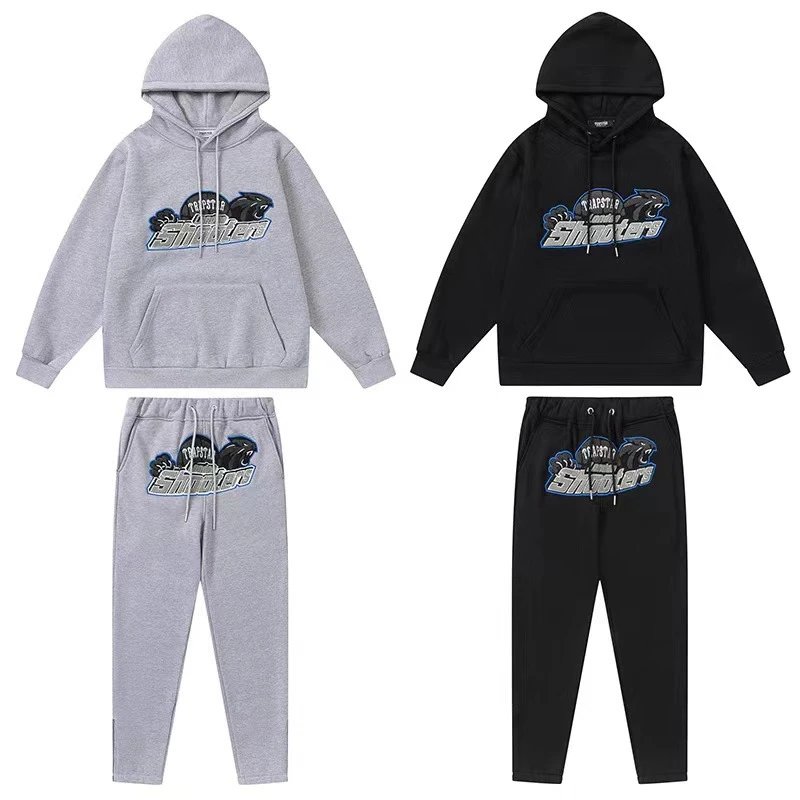 Travstar Distorted Logo Black Hoodie - 42