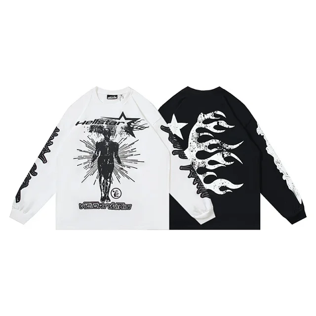 Hellstar T-Shirts Long Sleeve Graphic T-Shirt product detail image 17