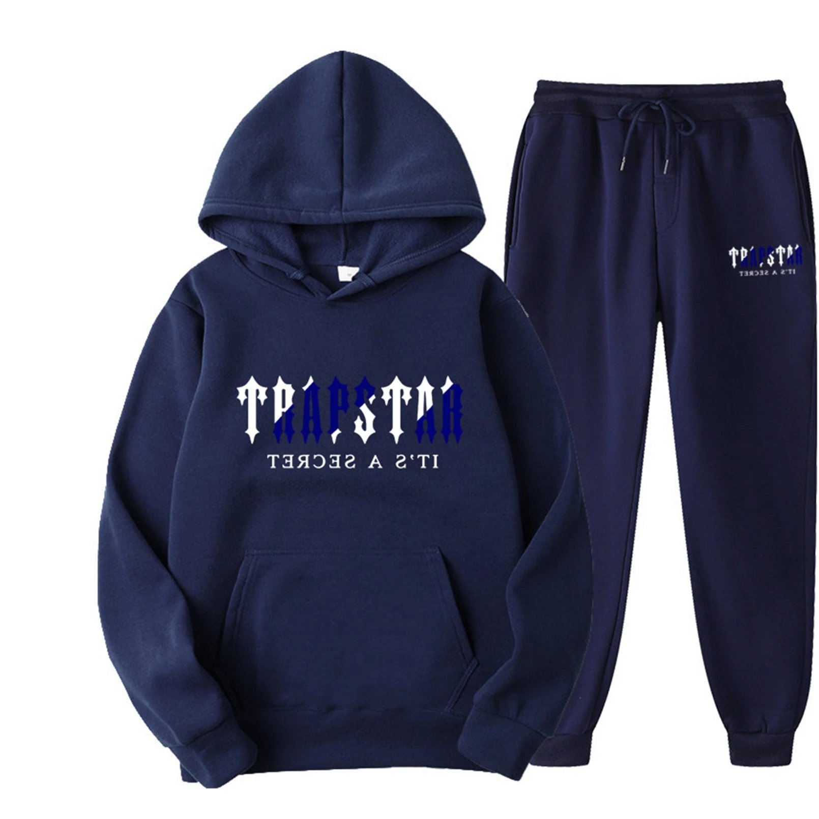Trapstar Red 'It's A Secret' Hoodie and Sweatpants Set - 19