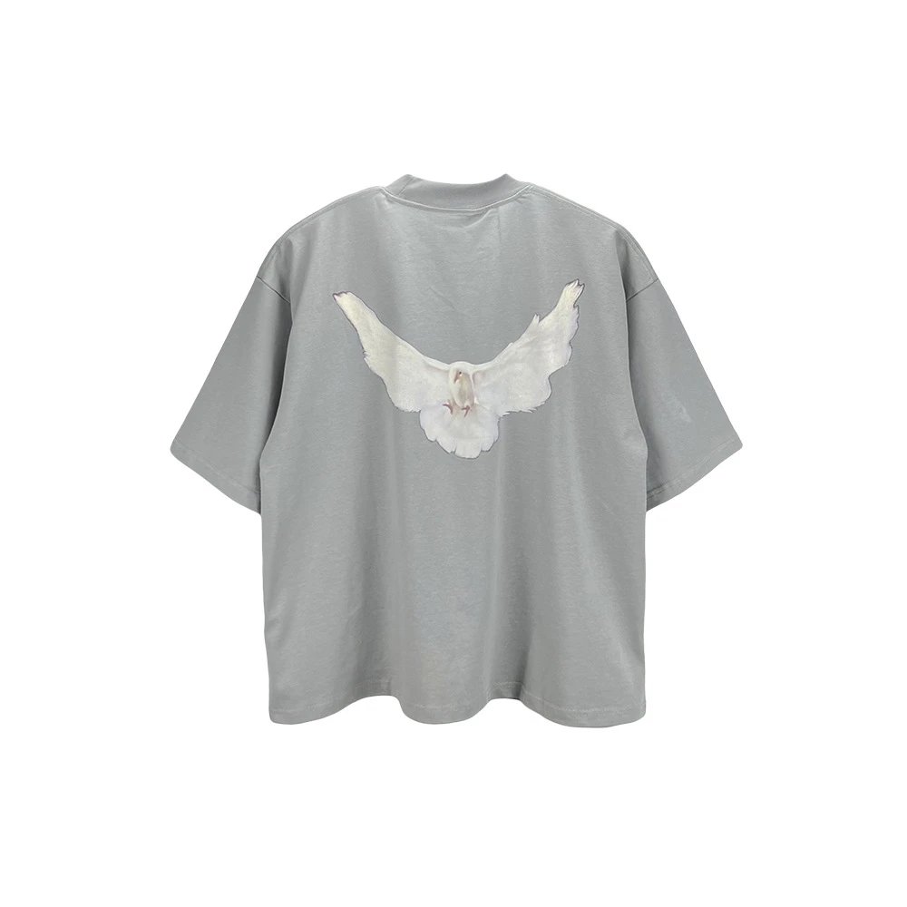 Saint Tears Dove Embroidered Cropped Hoodie Black - 36